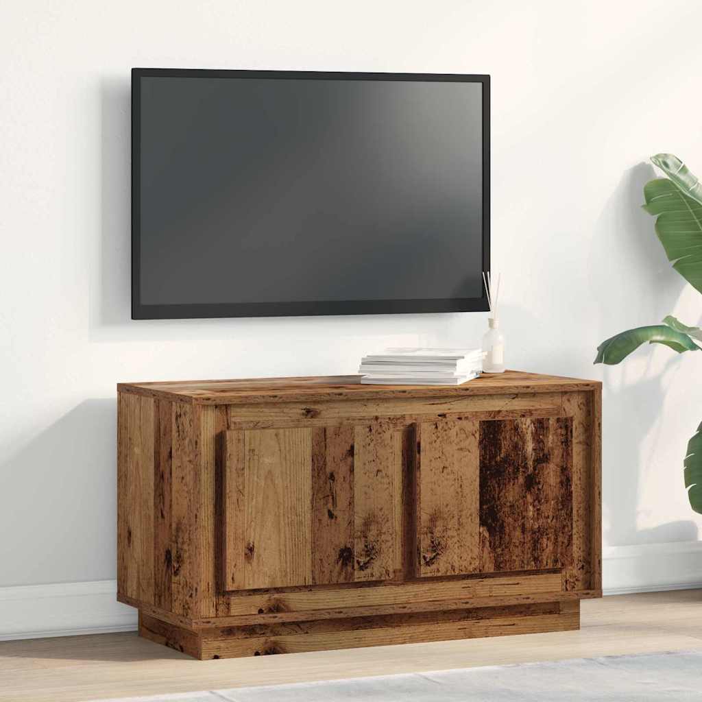 TV Cabinet Old wood 80 x 35 x 45 cm Engineered wood