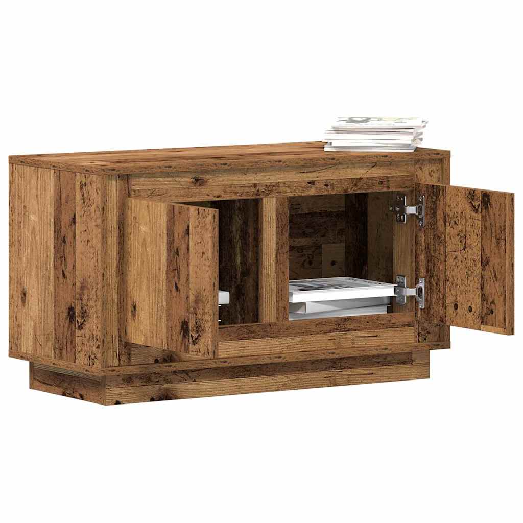 TV Cabinet Old wood 80 x 35 x 45 cm Engineered wood