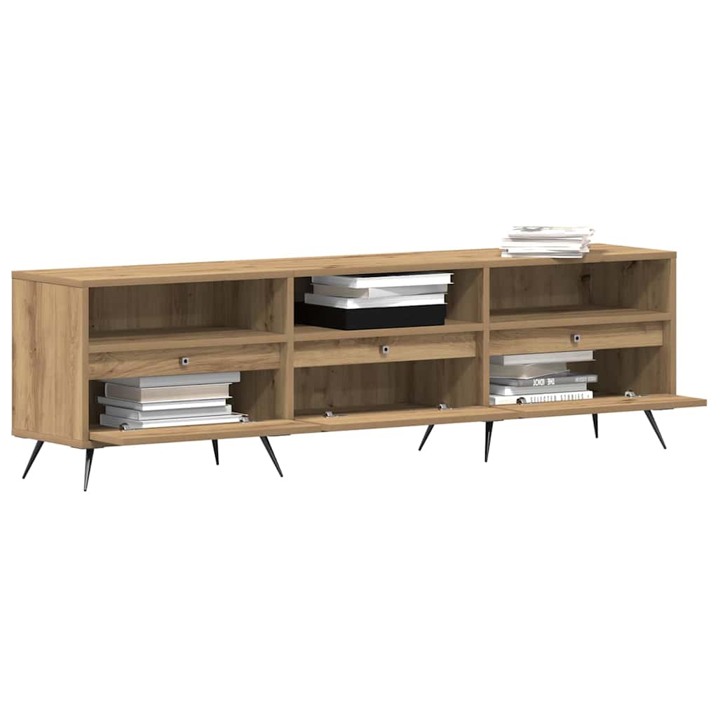 TV Cabinet 150 x 30 x 44.5 cm Artisan oak Engineered wood