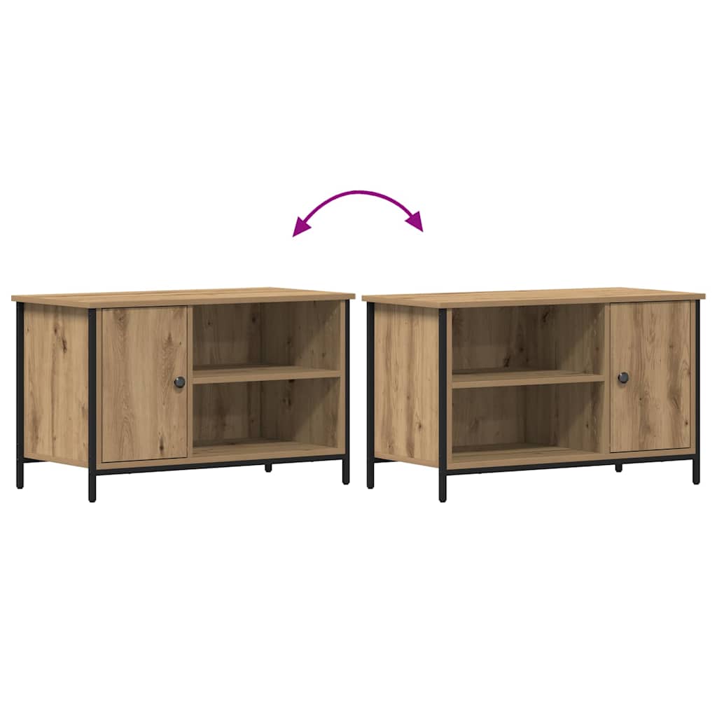 TV Cabinet 80 x 40 x 50 cm Artisan oak Engineered wood