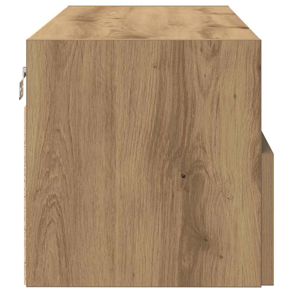 TV Wall Cabinet Wall-mounted 2 pcs Artisan oak 100 x 30 x 30 cm