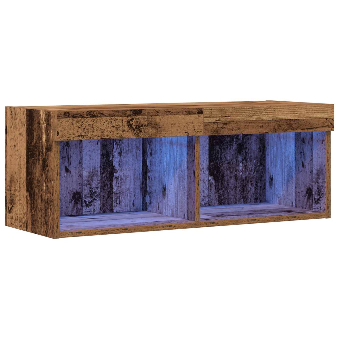 TV Cabinet Set Old wood 80 x 30 x 30 cm Engineered Wood