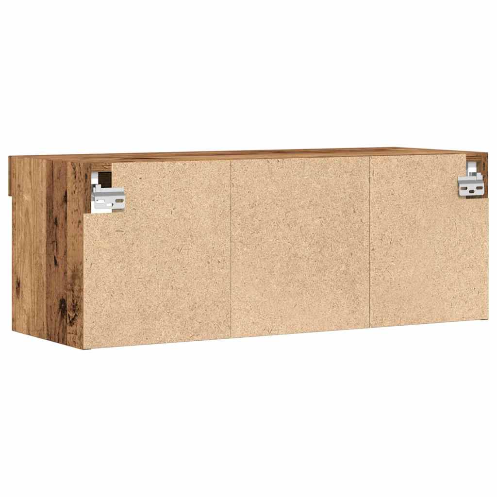TV Cabinet Set Old wood 80 x 30 x 30 cm Engineered Wood