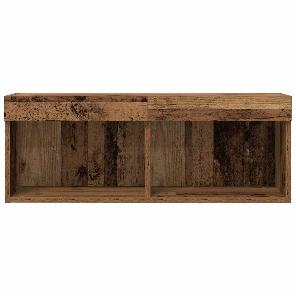 TV Cabinet Set Old wood 80 x 30 x 30 cm Engineered Wood