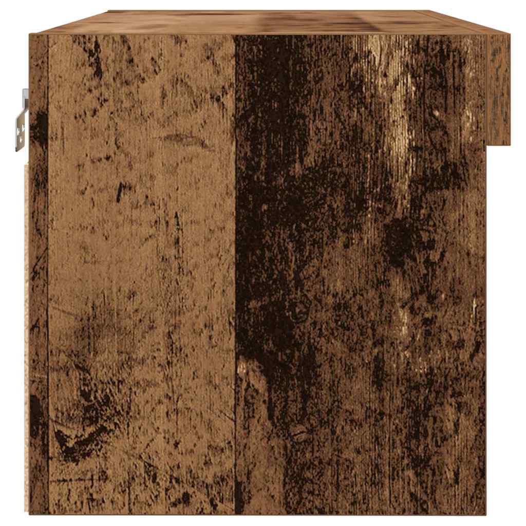 TV Cabinet Set 2 pcs Old wood 80 x 30 x 30 cm Engineered Wood