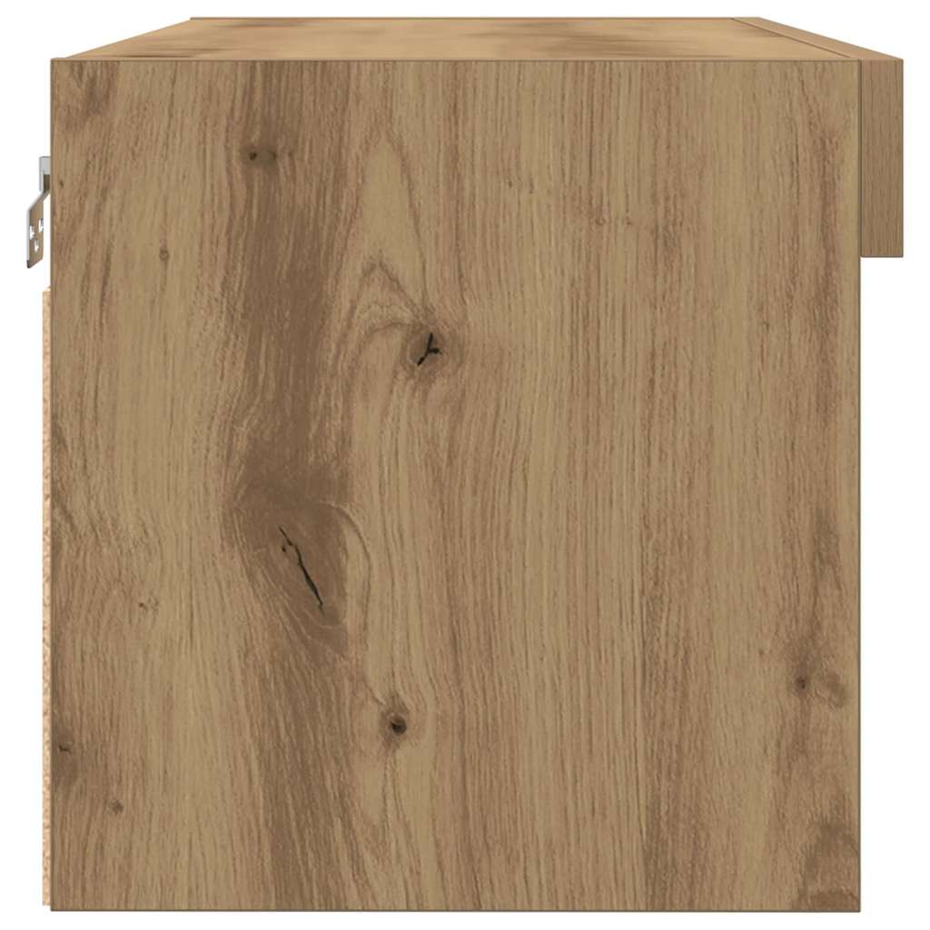 TV Cabinet Set with LED 2 pcs Artisan Oak 80 x 30 x 30 cm