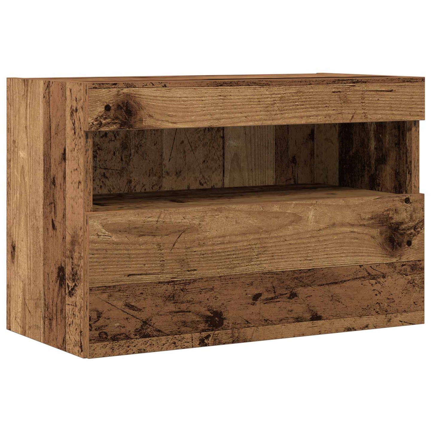 TV Wall Cabinet Old wood 60 x 30 x 40 cm Engineered Wood