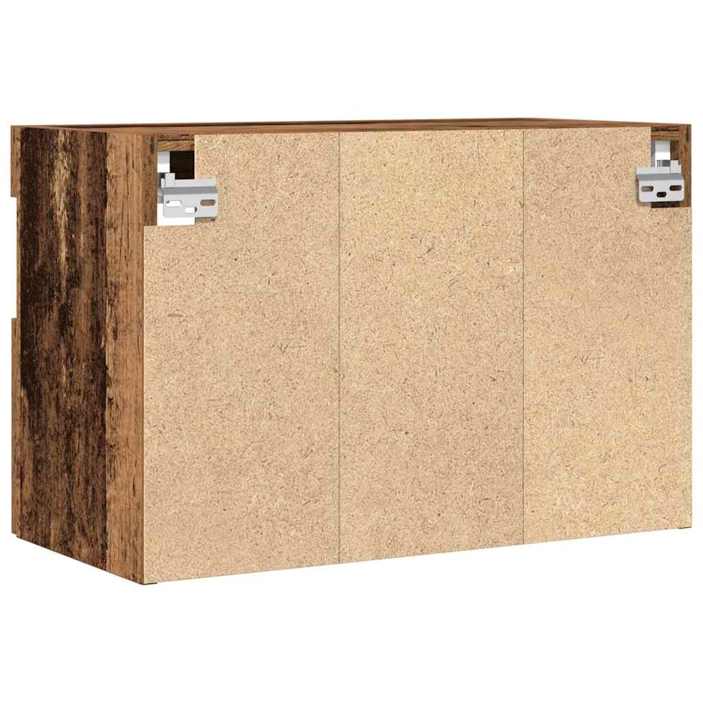 TV Wall Cabinet Old wood 60 x 30 x 40 cm Engineered Wood