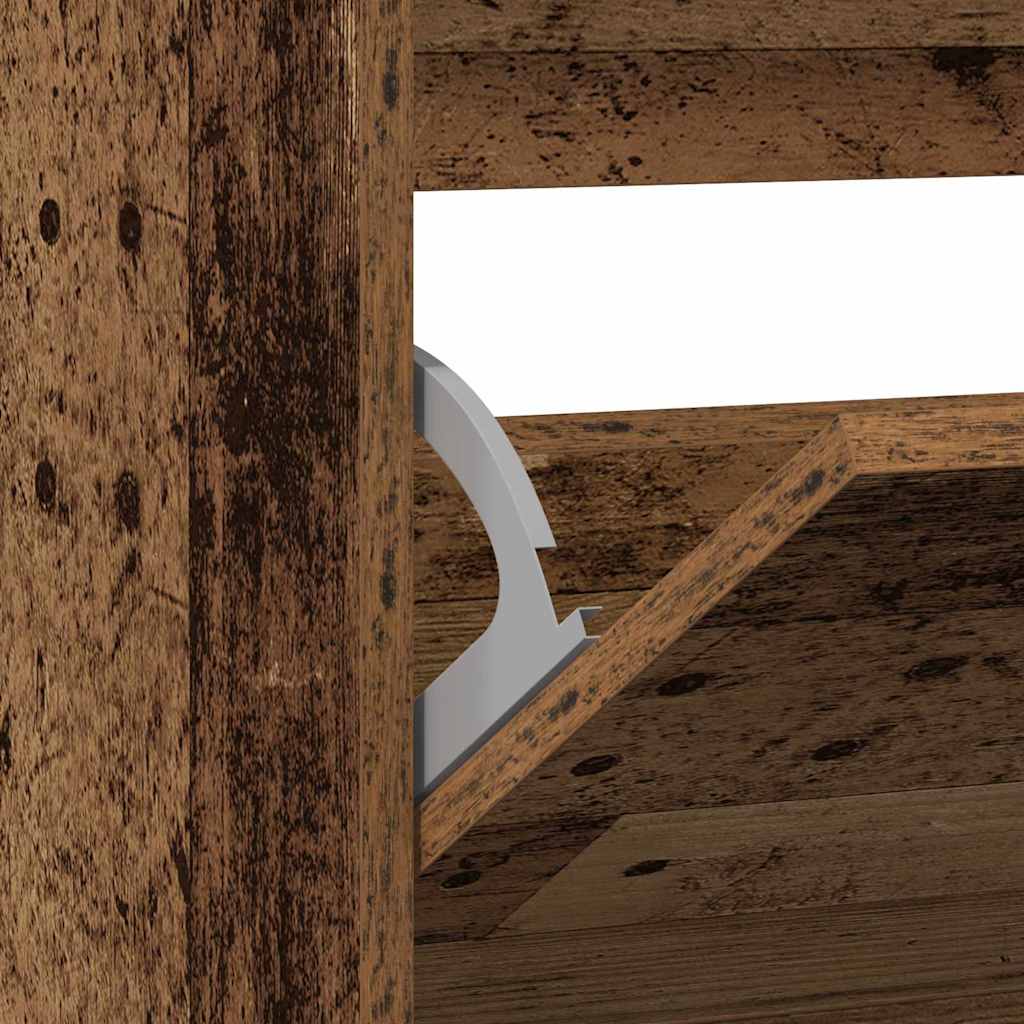 Shoe Cabinet Old Wood 80 x 21 x 87.5 cm Engineered Wood