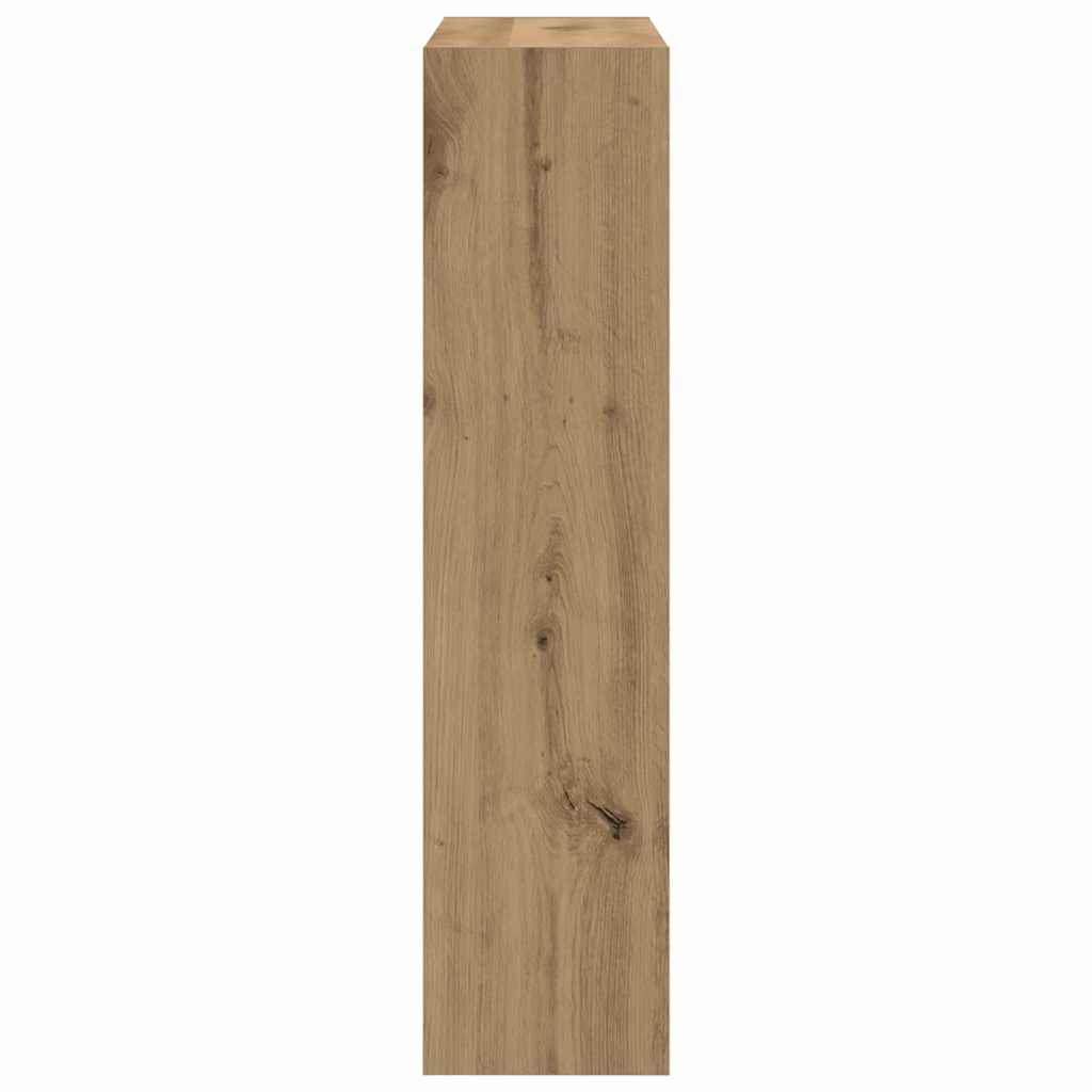 Shoe Cabinet 80 x 21 x 87.5 cm Engineered Wood Smoked Oak