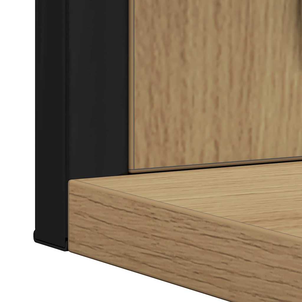 Mirror Artisan oak 50 x 12 x 60 cm Glass and Engineered Wood