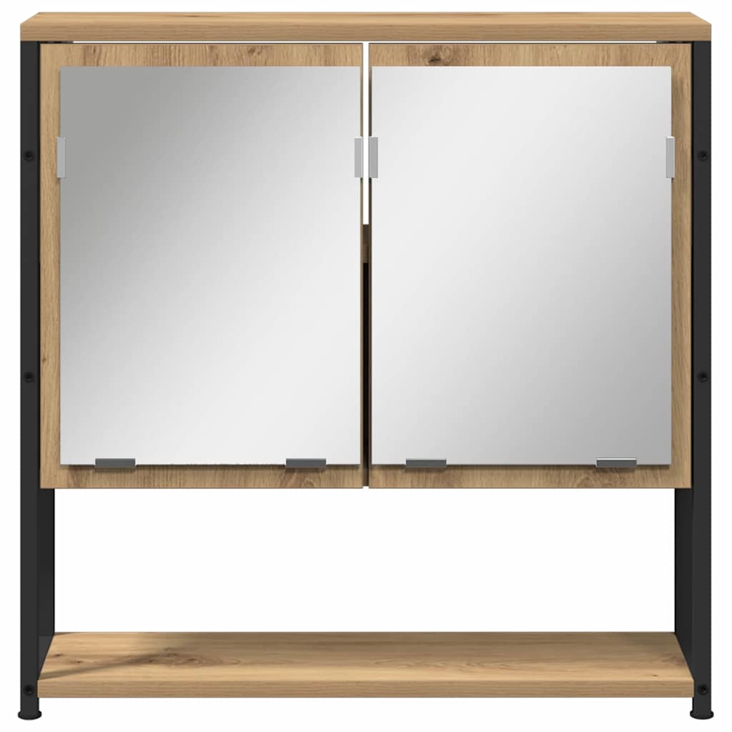 Mirror Cabinet Artisan Oak 60 x 16 x 60 cm Engineered Wood