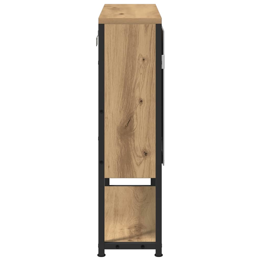Mirror Cabinet Artisan Oak 60 x 16 x 60 cm Engineered Wood