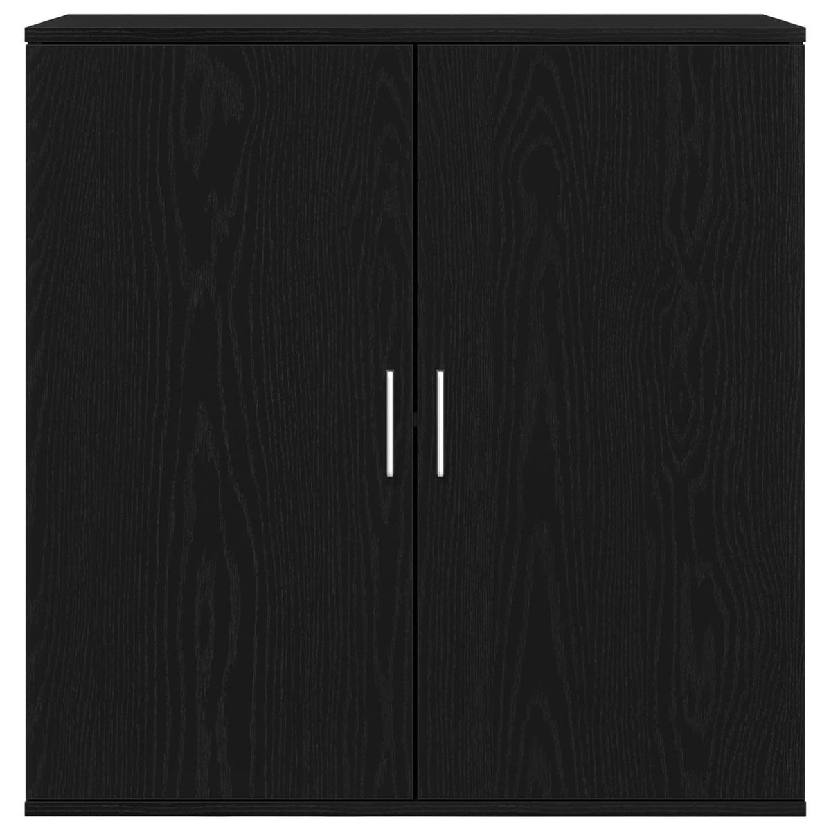 Sideboard Black Oak 79 x 38 x 80 cm Engineered Wood