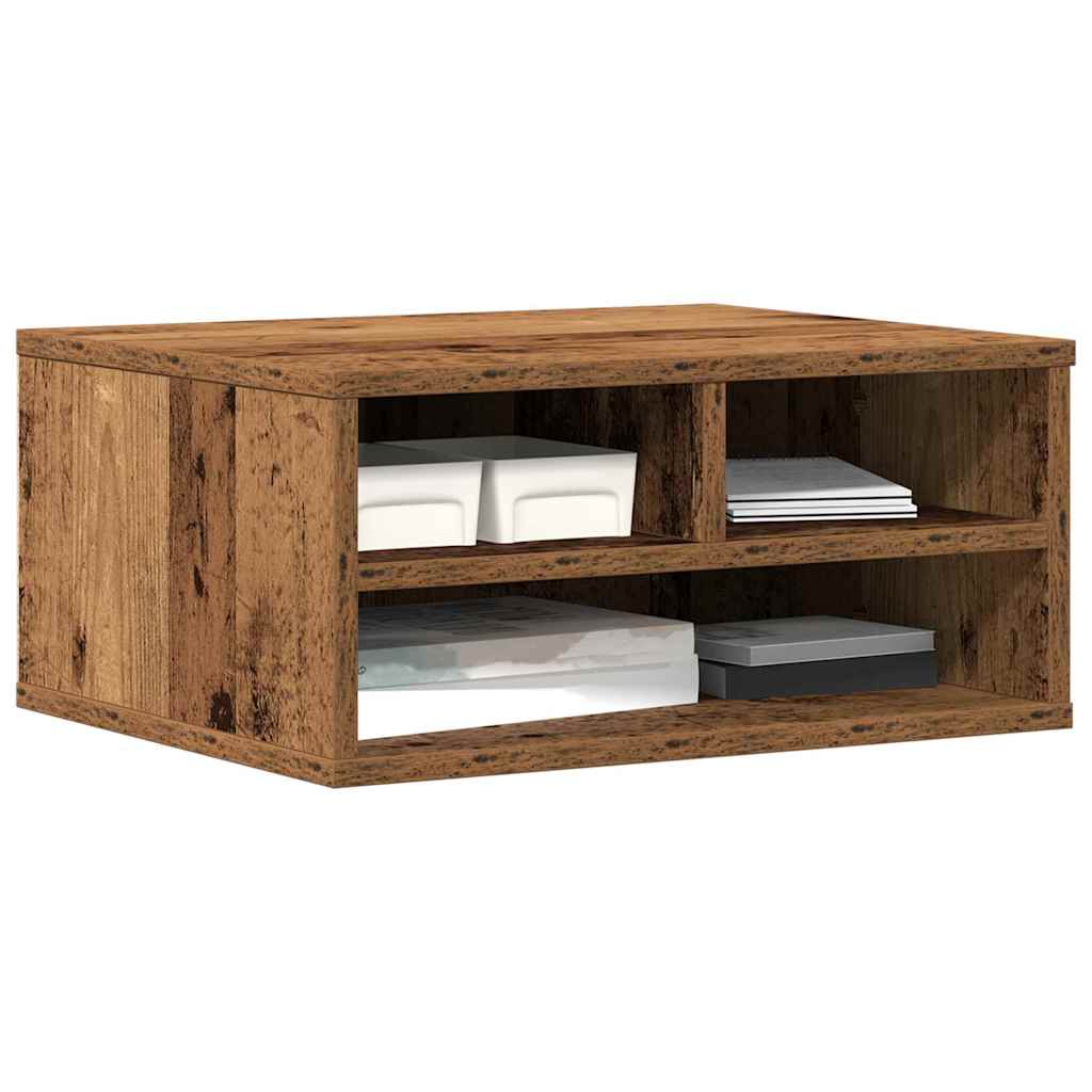 Printer Stand Old Wood 49 x 40 x 22.5 cm Engineered wood