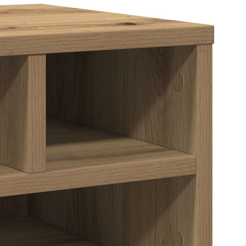 Printer Stand Artisan Oak 40 x 32 x 22.5 cm Engineered Wood