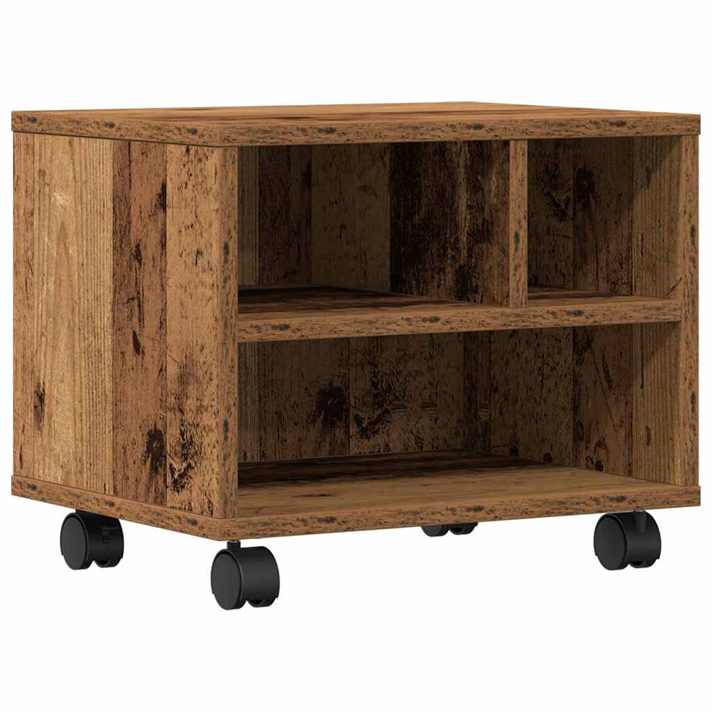 Printer Stand Old Wood 41 x 32 x 33.5 cm Engineered wood