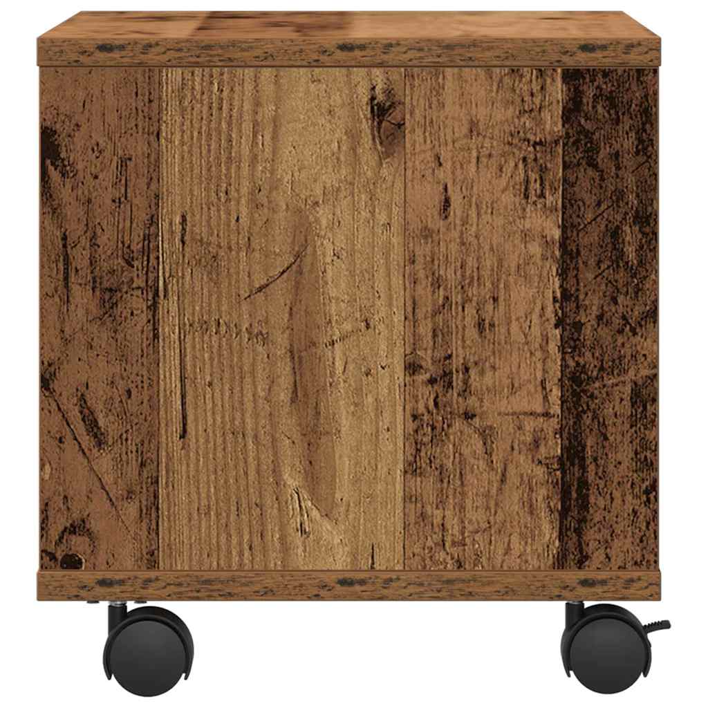 Printer Stand Old Wood 41 x 32 x 33.5 cm Engineered wood