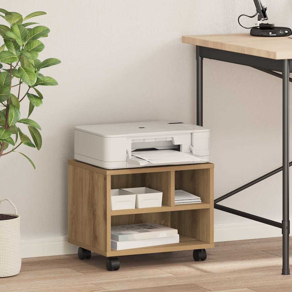 Printer Stand Artisan Oak 41 x 32 x 34.5 cm Engineered Wood