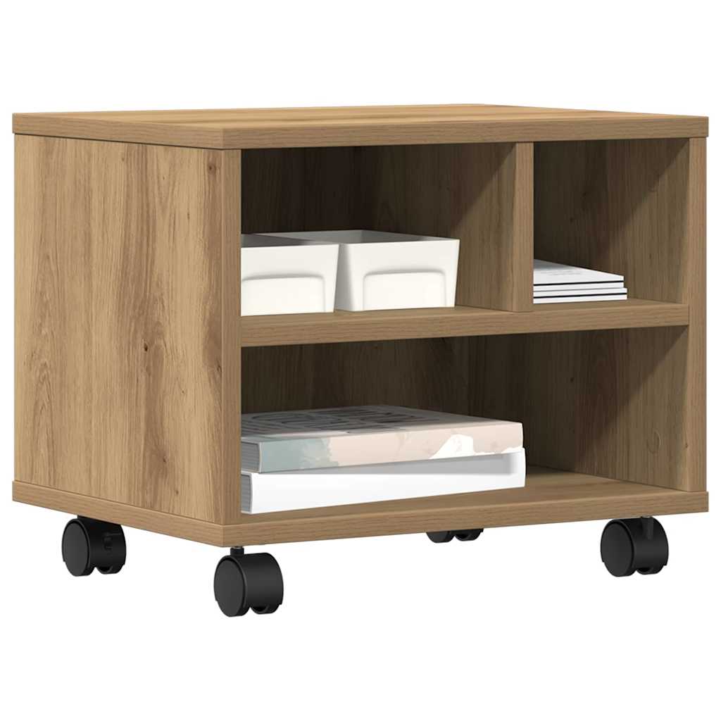 Printer Stand Artisan Oak 41 x 32 x 34.5 cm Engineered Wood