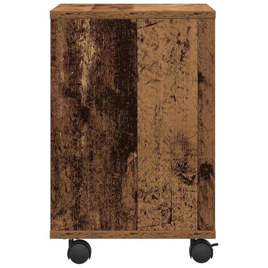 Printer Stand Old wood 41 x 32 x 48 cm Engineered wood