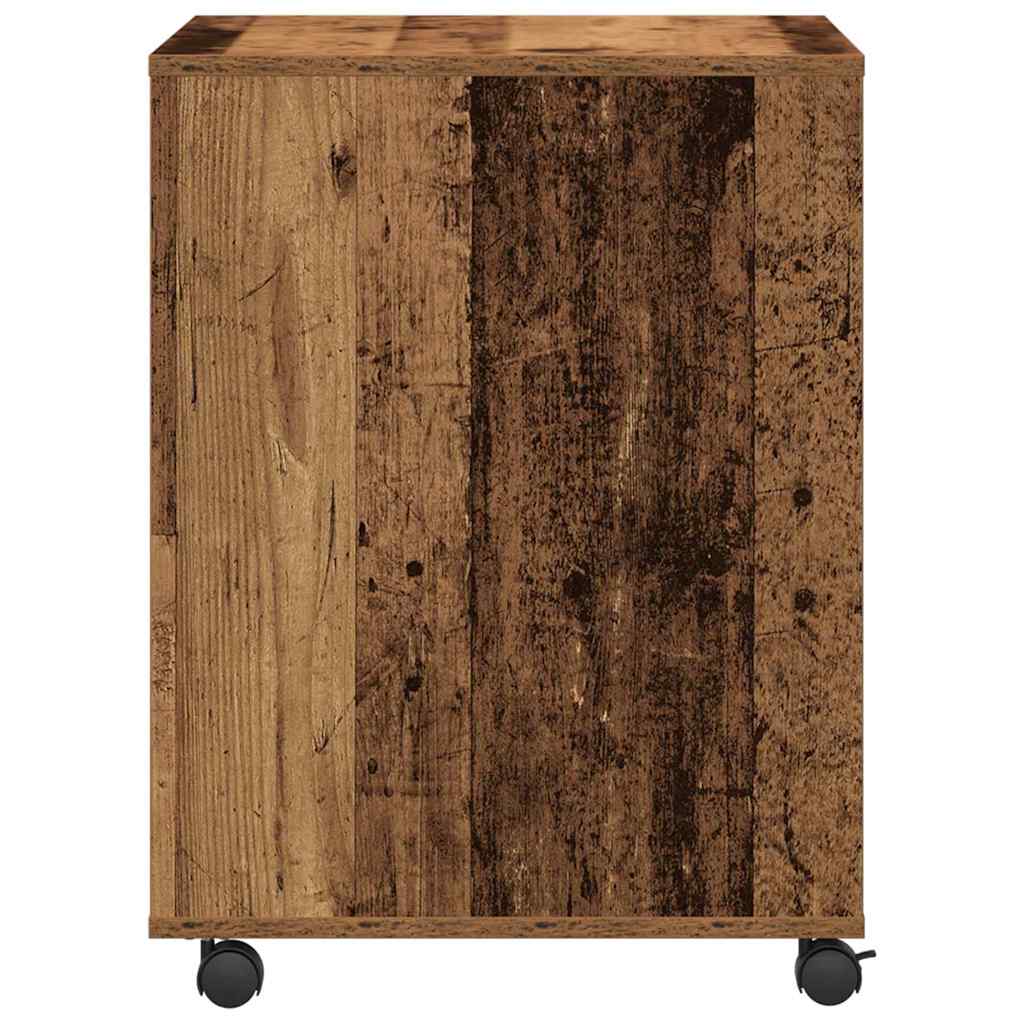 Printer Stand Old wood 60 x 50 x 67 cm Engineered wood