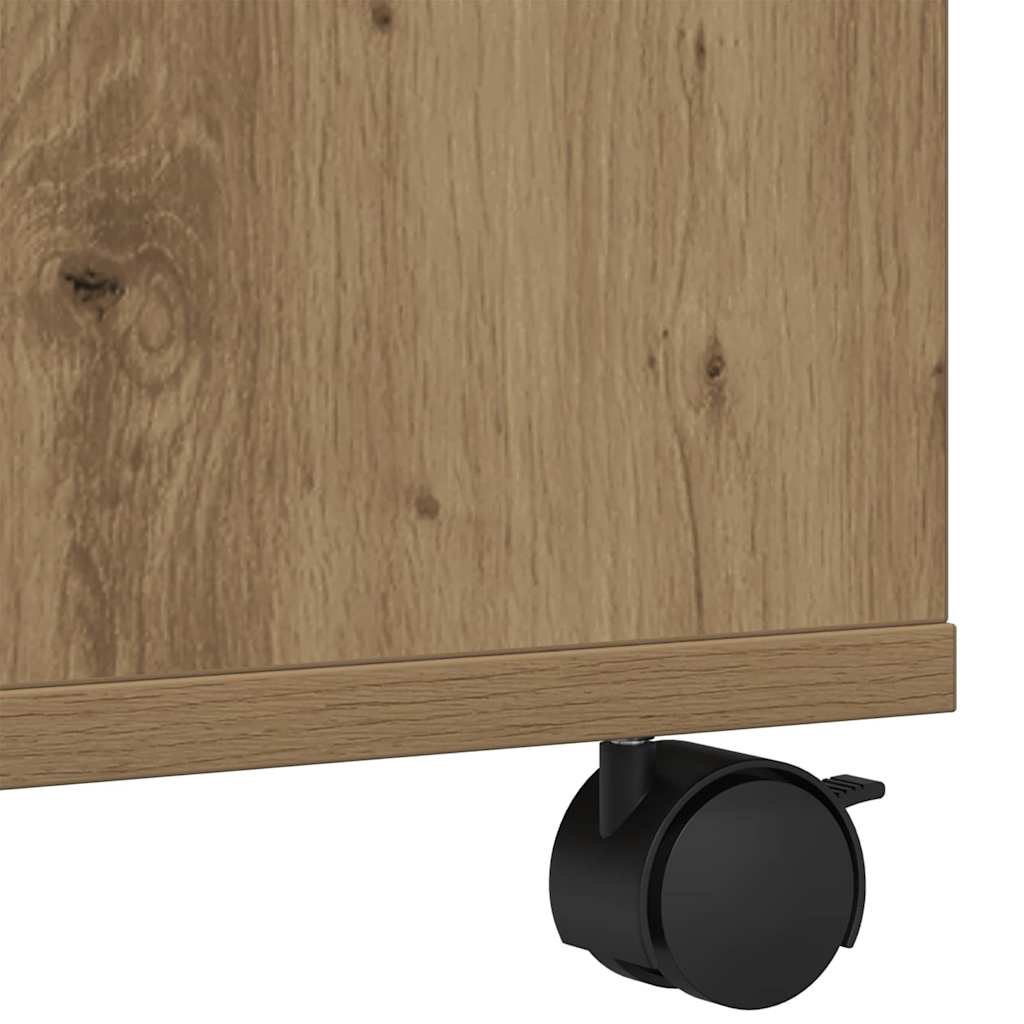 Printer Stand Artisan Oak 60 x 48 x 74 cm Engineered Wood