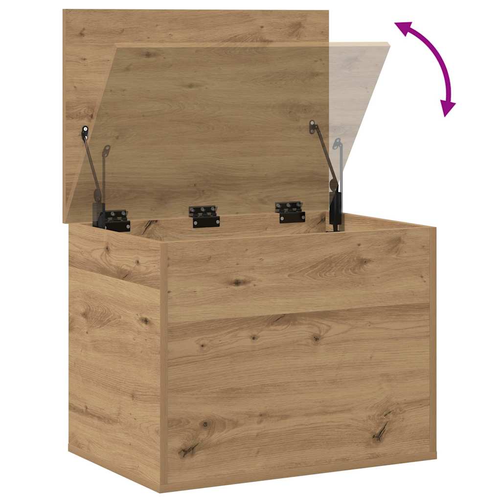 Storage Box Artisan oak 60 x 42 x 46 cm Engineered Wood