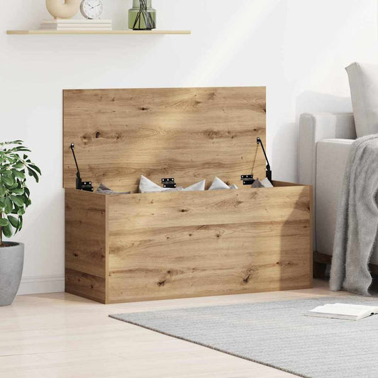 Storage Box Artisan oak 100 x 42 x 46 cm Engineered Wood