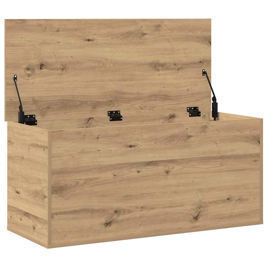 Storage Box Artisan oak 100 x 42 x 46 cm Engineered Wood