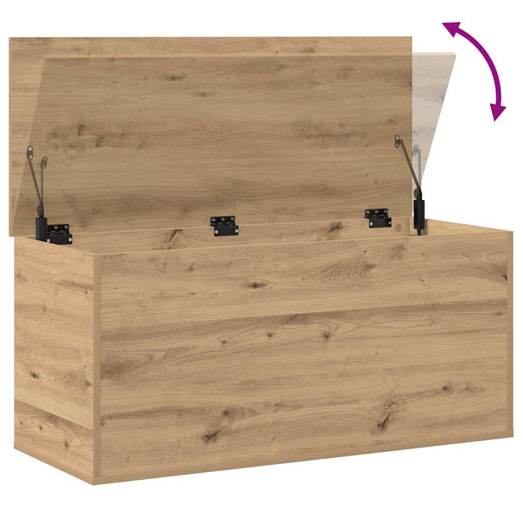 Storage Box Artisan oak 100 x 42 x 46 cm Engineered Wood