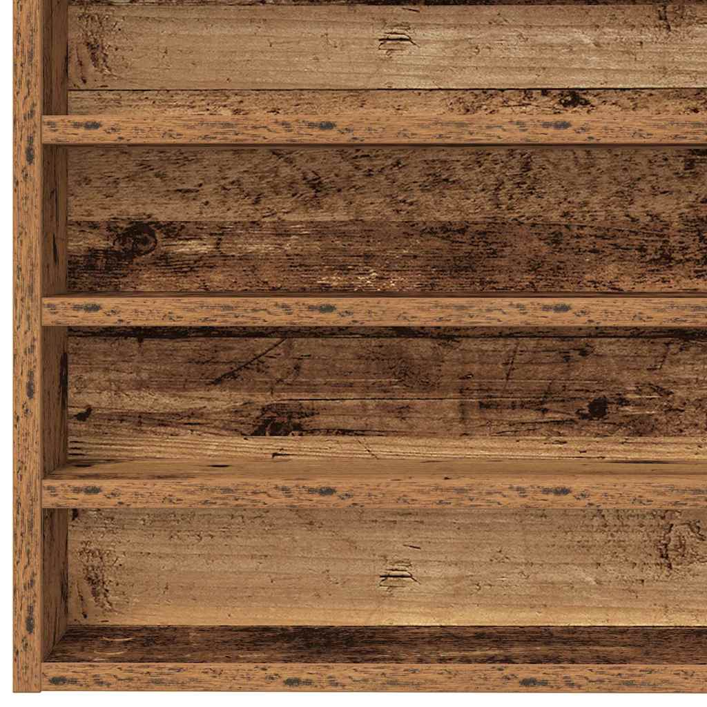 Display Cabinet Old Wood 100 x 8.5 x 50 cm Engineered Wood