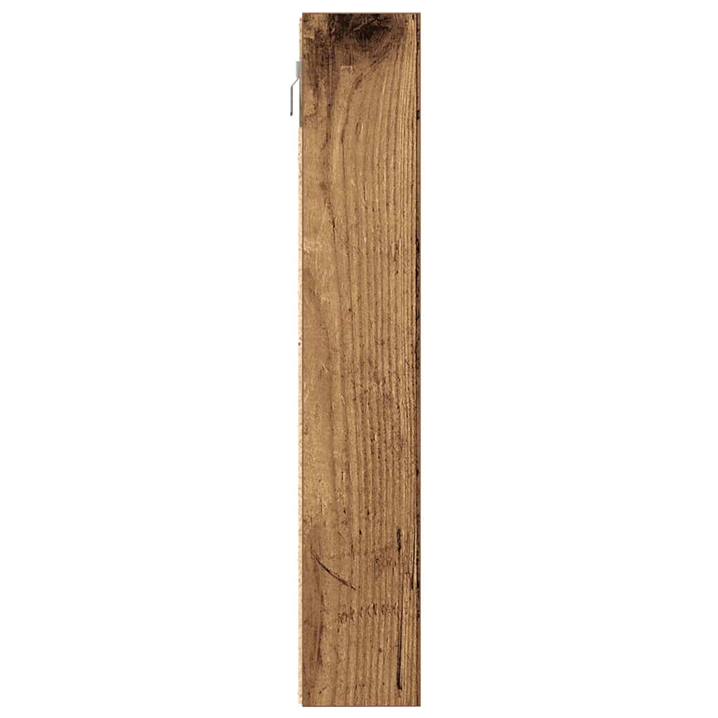 Display Cabinet Old Wood 100 x 8.5 x 50 cm Engineered Wood