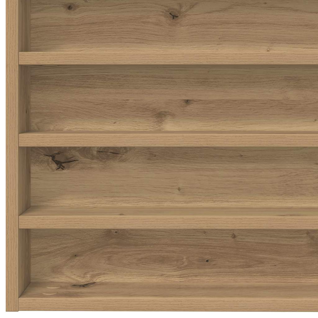 Display Cabinet Wall-Mounted Artisan Oak 100 x 8.5 x 50 cm