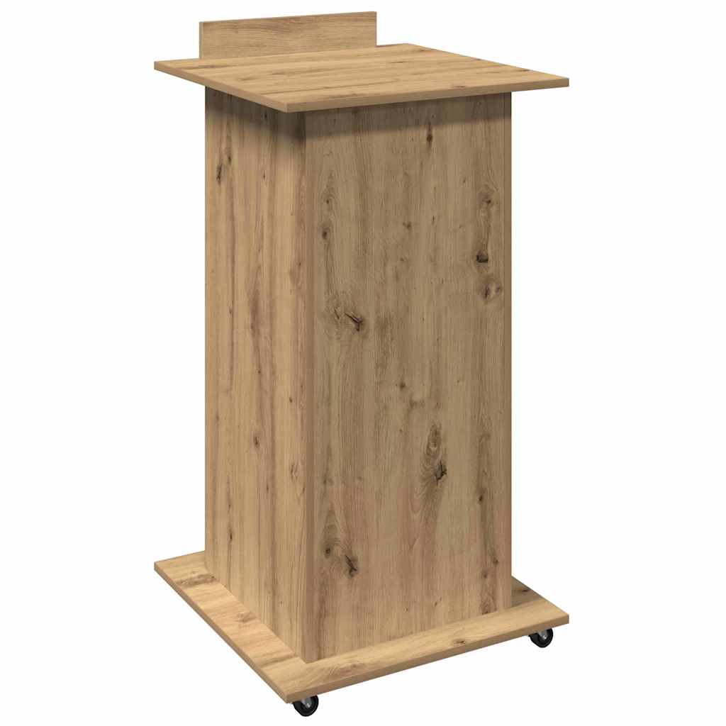 Podium Artisan Oak Engineered Wood 55 x 55 x 107 cm