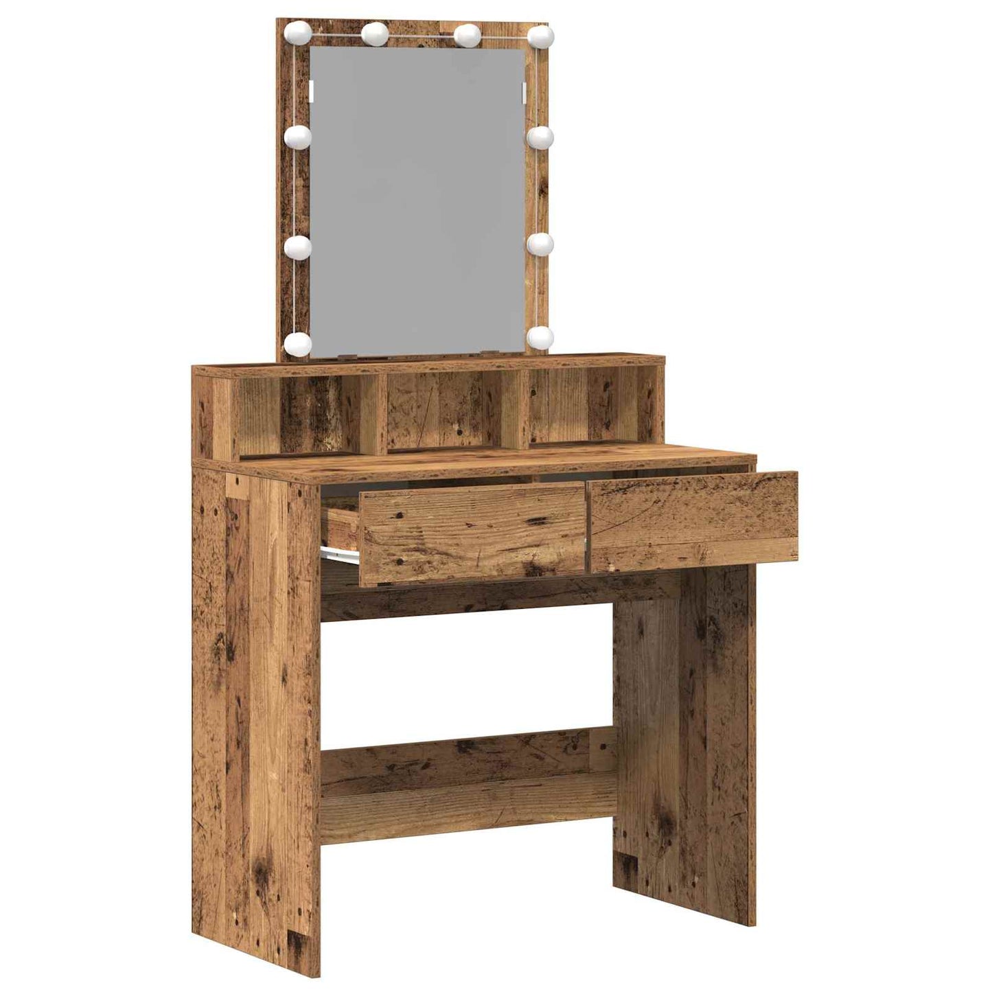 Dressing Table Old Wood 80 x 41 x 144.5 cm Engineered wood