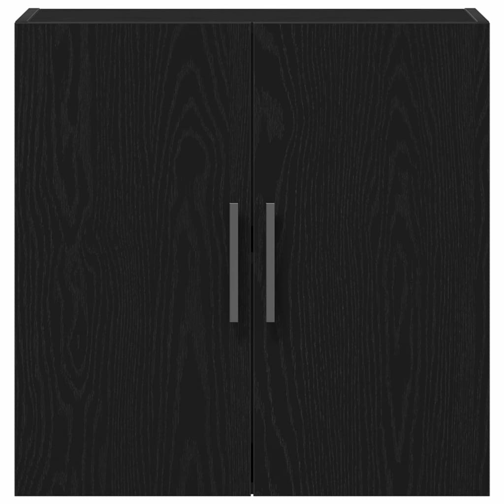 Wall Cabinet Black Oak 60 x 31.5 x 60 cm Engineered Wood