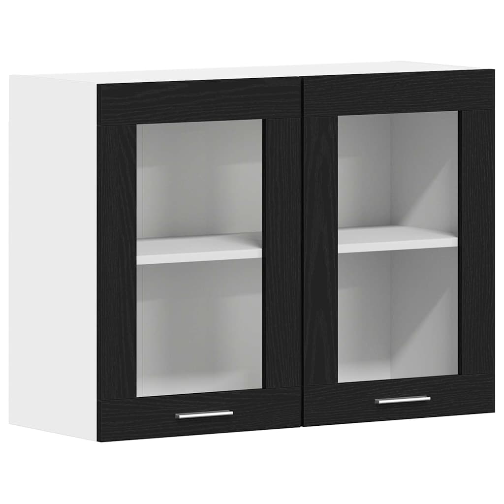 Hanging Cabinet Lyon Black Oak 80 x 31 x 60 cm Engineered Wood