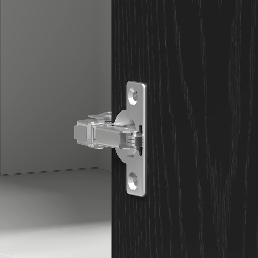 Hanging Cabinet Lyon Black Oak 57 x 57 x 60 cm Engineered Wood