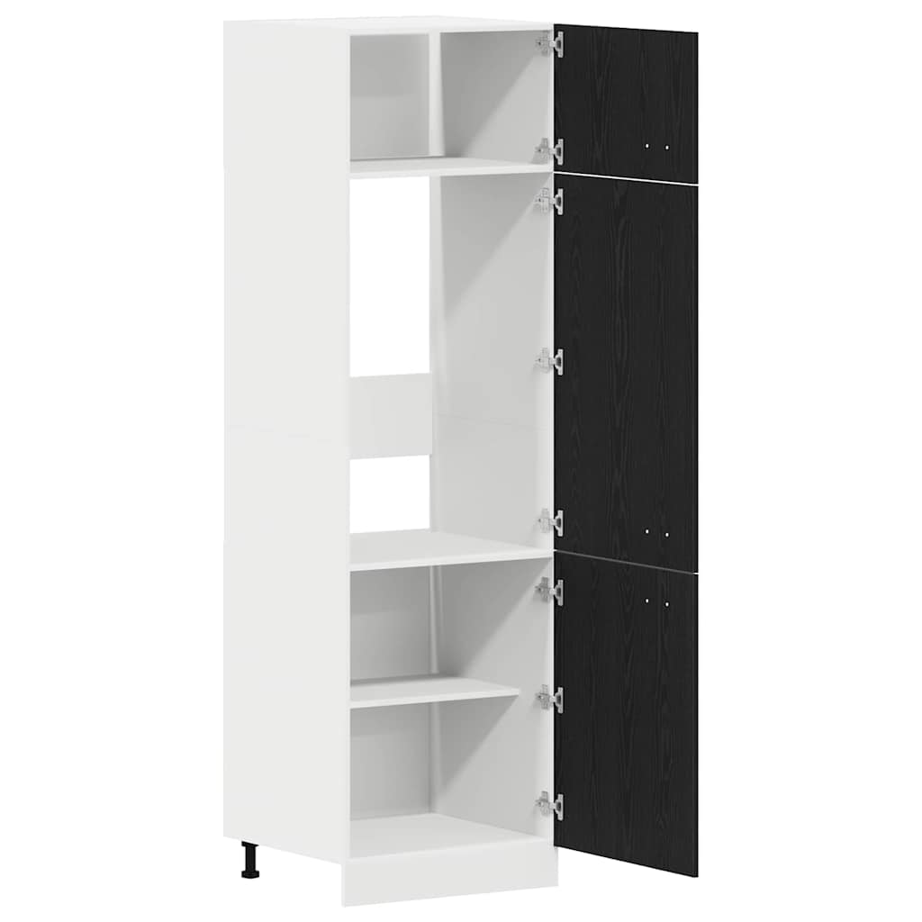 Hanging Cabinet Lyon Black Oak 60 x 31 x 207 cm Engineered Wood