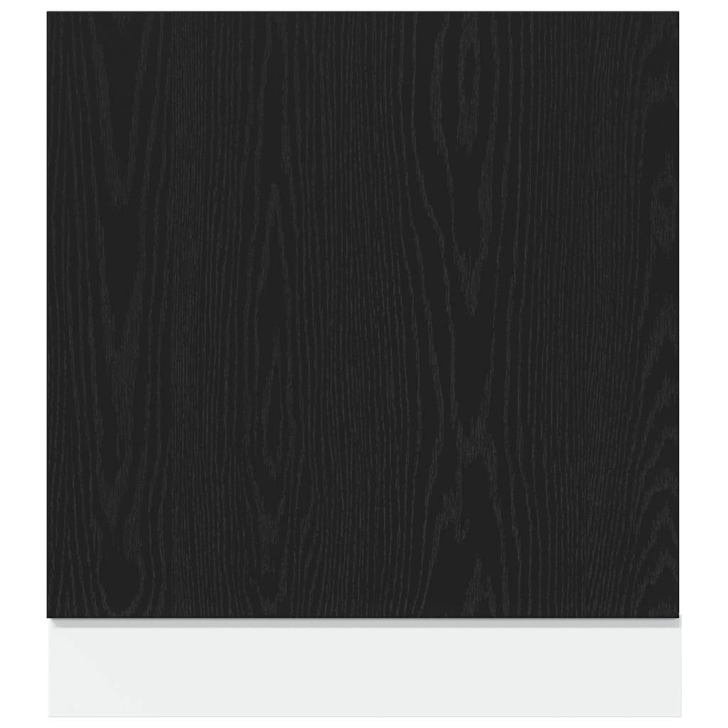 Dishwasher Panel "Lyon" Black Oak 60x1,5x67 cm Engineered Wood