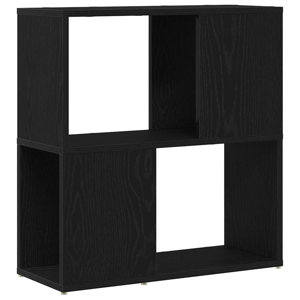 TV Cabinet Set 60 x 24 x 63 cm Black Engineered Wood