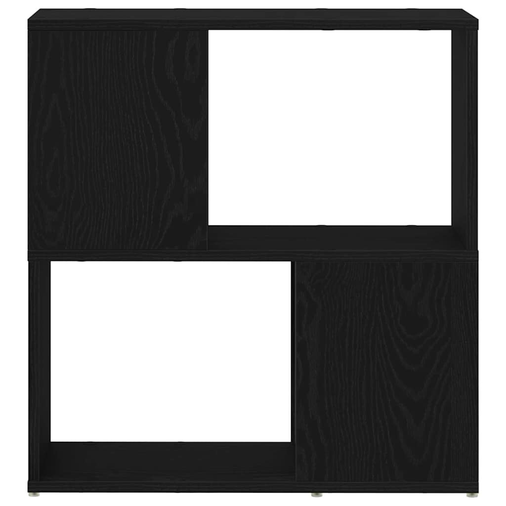 TV Cabinet Set 60 x 24 x 63 cm Black Engineered Wood