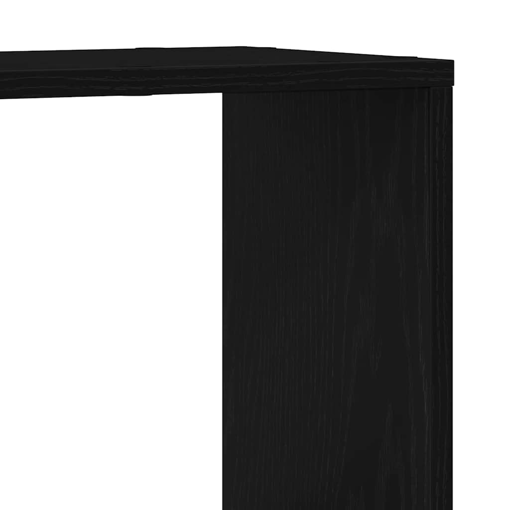 TV Cabinet Set 100 x 24 x 63 cm Black Engineered Wood