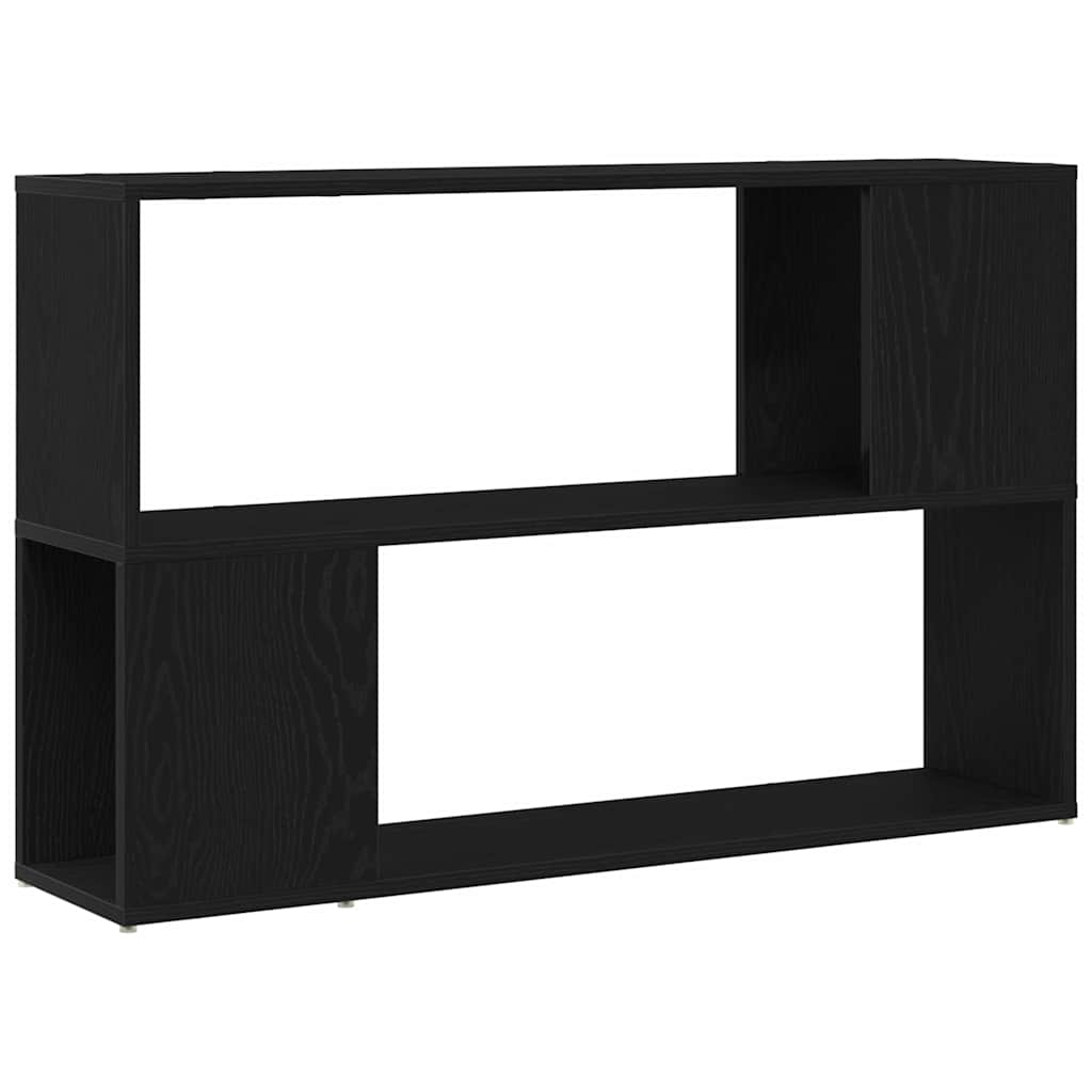 TV Cabinet Set 100 x 24 x 63 cm Black Engineered Wood