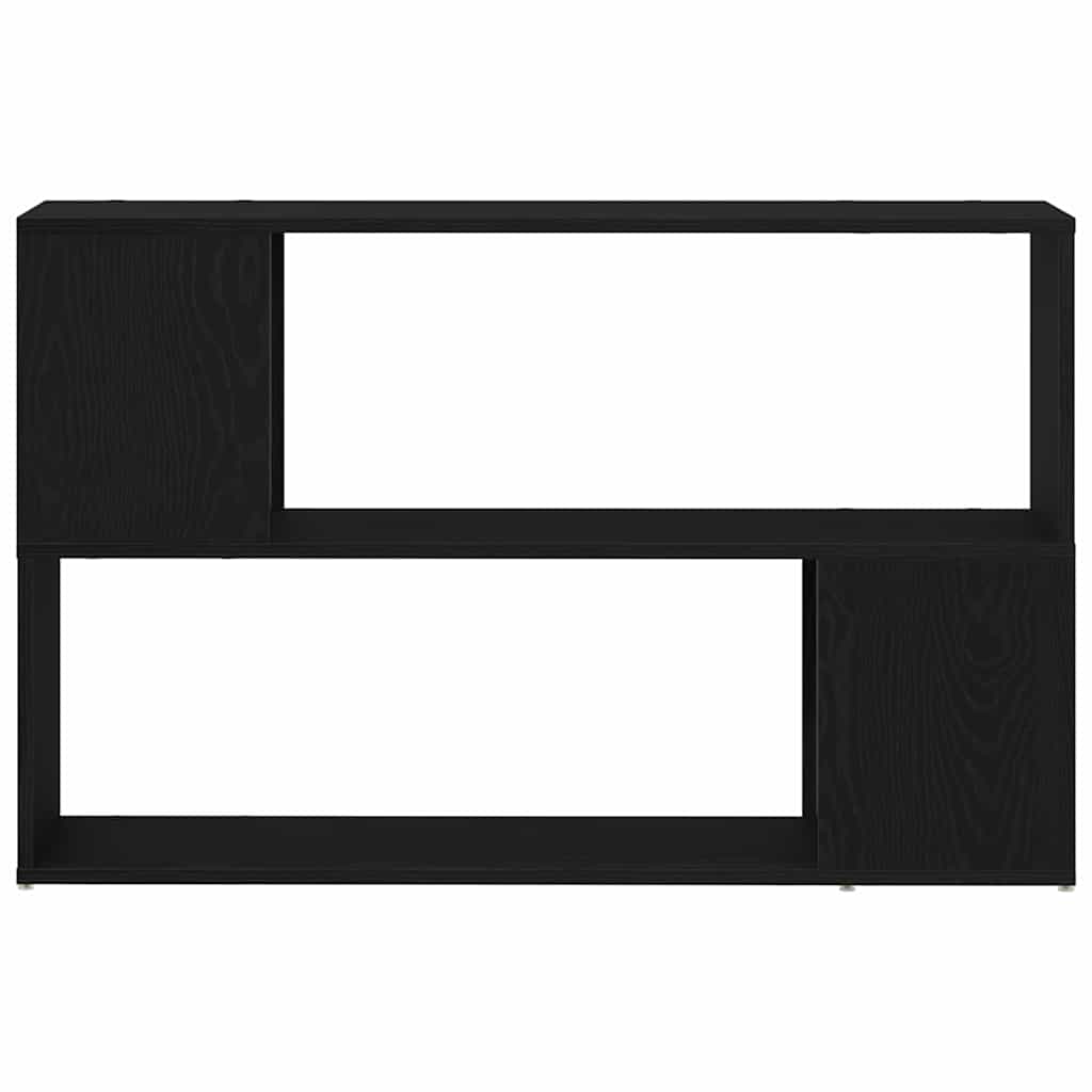 TV Cabinet Set 100 x 24 x 63 cm Black Engineered Wood