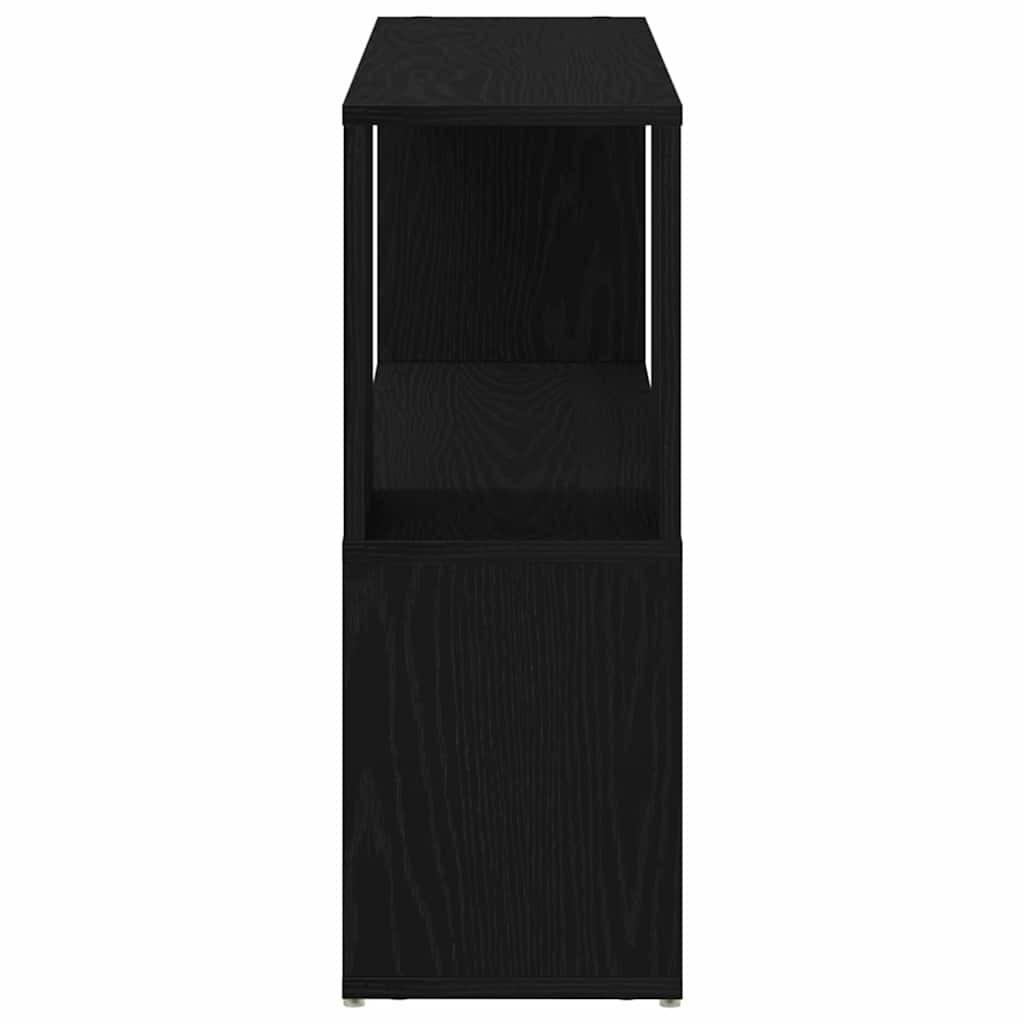 TV Cabinet Set 100 x 24 x 63 cm Black Engineered Wood