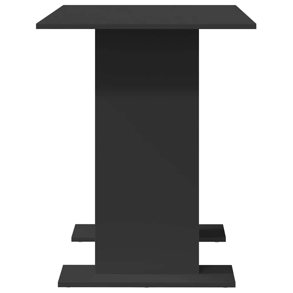 Dining Table Black 110 x 60 x 75 cm Engineered Wood