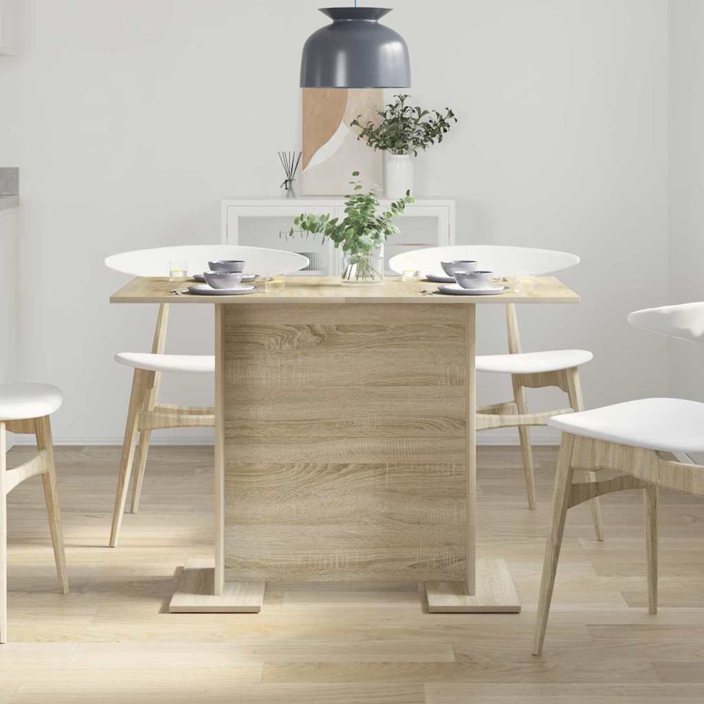 Dining Table Sonoma Oak 110 x 60 x 75 cm Engineered Wood