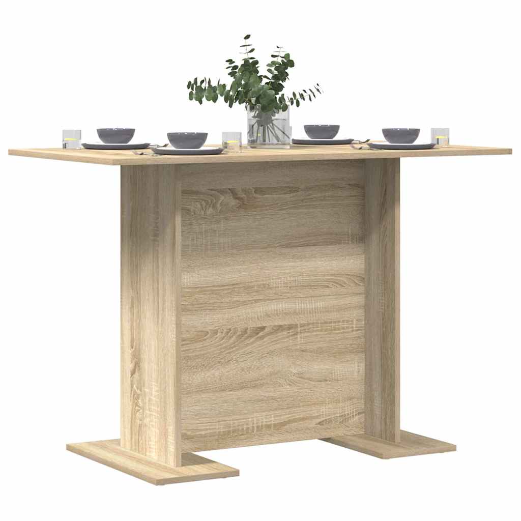 Dining Table Sonoma Oak 110 x 60 x 75 cm Engineered Wood